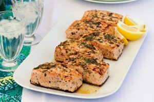 grilled salmon